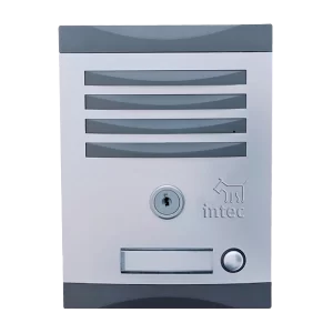 INK-1 Frente de calle interfón con un botón INTEC